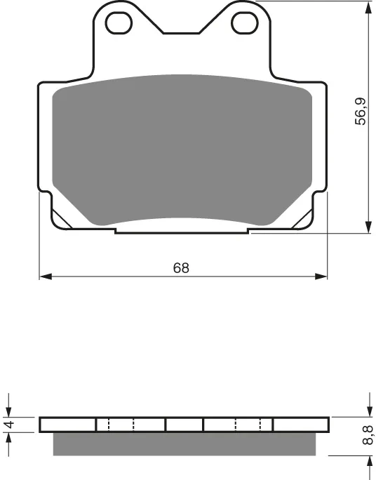 8a538e54b80e1f14d638b3ee9cfd81e45854f259_48_12_067_3_1 GOLDFREN Bromsbelägg 067 Ceramic Carbon S3