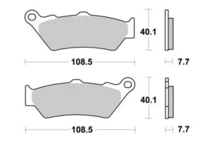 Sbs Bromsklossats Sintered Offroad