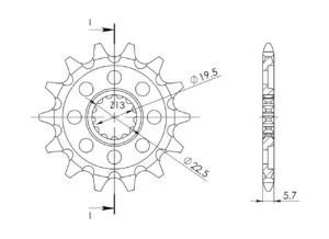 Supersprox / JT Framdrev 825.13 Självrenande