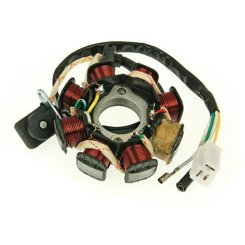 8b9b47a4864c9f3119e0d8eaf77c393bba18442c_303_0250 Stator Kina-skoters 4-T 50cc (3+1+1) - No Name - Statorer