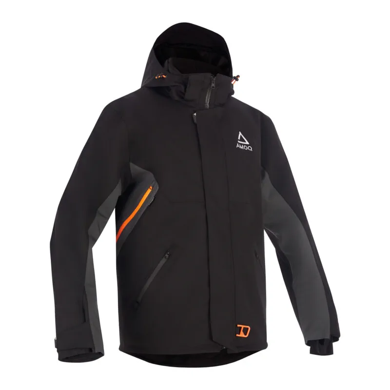 Produck/Product photography studio AMOQ Vernal V2 Jacka Svart/Orange