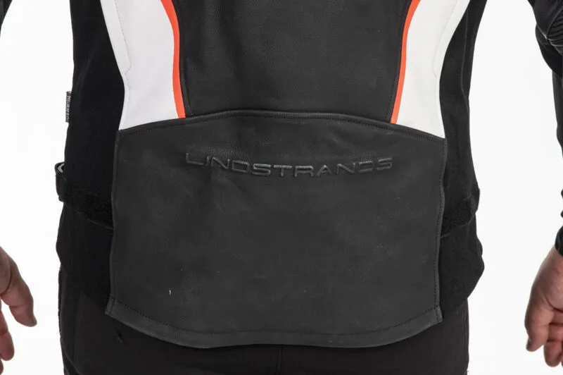 Lindstrands Skinnjacka Sanden Svart/vit