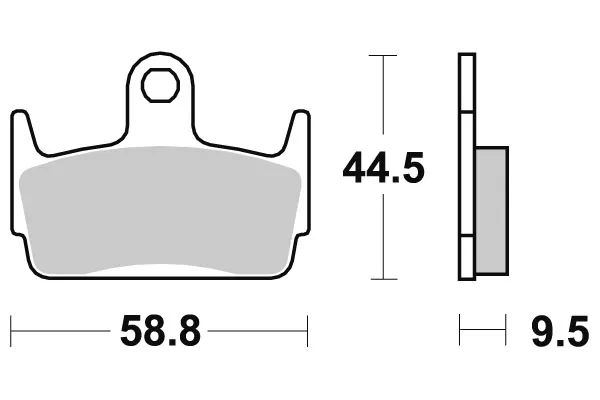 Sbs Bromsklossats Ceramic (710HF)