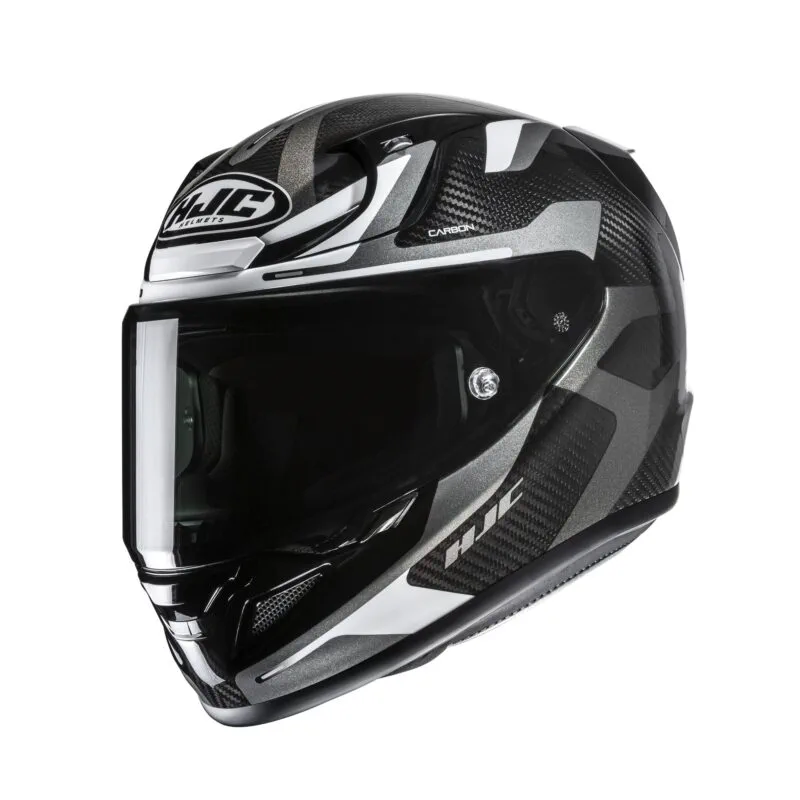 9088f3f7d35c76b719b7df16a248a784ccab0020_630_26001_5 HJC Hjälm RPHA 12 Carbon Xentra Svart/Vit/Grå MC5