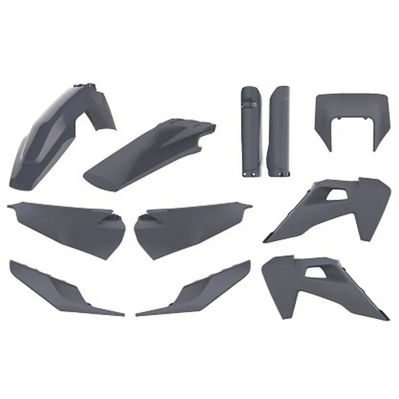 91120 Polisport Enduro kit Husqvarna TE/FE (20->23) Nardo grey (1) - Plastkit
