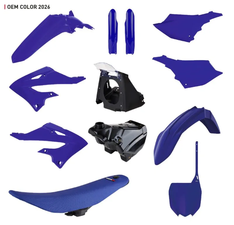 91653 Polisport Complete Restyle Kit YZ125/250 02-21 ´26 style Blue - Plastkit