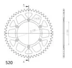 Supersprox Bakdrev Aluminium RAL-245:52 Svart