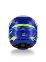 Alpinestars Hjälm S-M7 Deed Blå/Fluo Gul