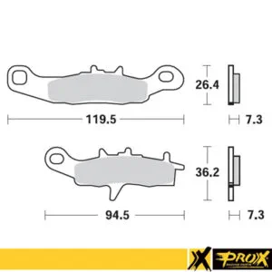 ProX Bromsbelägg fram KX80/85/100 '97-23 + RM85 '05-23