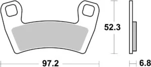 Sbs Bromsklossats Sintered Offroad