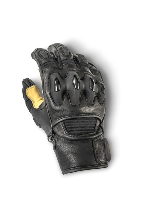 Halvarssons Handske Flon Svart/beige