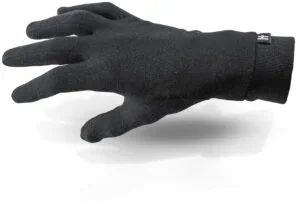 Halvarssons Ull Innerhandske Svart