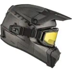 CKX Hjälm Titan AMS Matt Carbon + Eluppvärmda Brillor