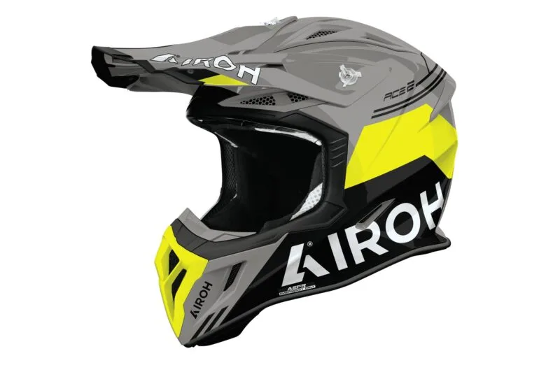 Airoh Hjälm Aviator Ace 2 Fury Gul glansig
