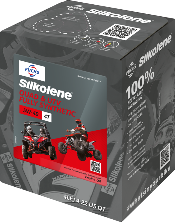 Silkolene Quad ATV 5W-40 4L CUBE (4)