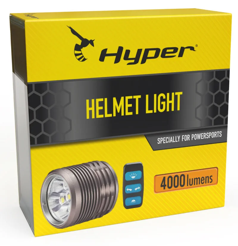 Hyper 4000 Hjälmlampa - Hjälmlampor