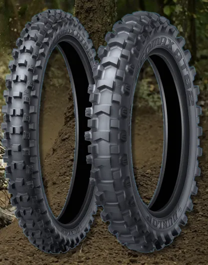 AT82.pair Dunlop Geomax AT82 80/100-21 51M TT Fr