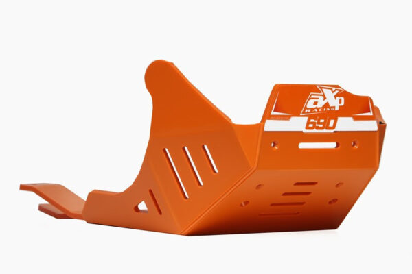 AXP Adventure Skid Plate HDPE 8mm Orange KTM 690 ENDURO R / 690SMC R 09-25