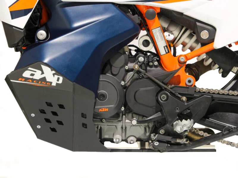 AX1702_2 AXP Adventure HARD Skid Plate HDPE 8mm Black KTM790/890 Adventure/R/Rally 19-25 - AXP Racing - Hasplåtar