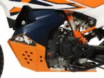 AXP Adventure HARD Skid Plate HDPE 8mm Orange KTM790/890 Adventure/R/Rally 19- - AXP Racing - Hasplåtar