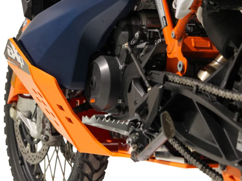AXP Adventure TOURING Skid Plate HDPE 8mm Orange KTM790/890 Adventure/R/Rally - AXP Racing - Hasplåtar