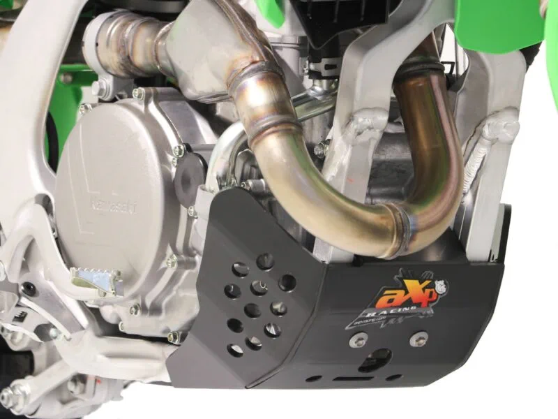 AX1742_2 AXP Skid Plate PHD 6mm Black Kawasaki KX450/KX450X 24- / KX250 25- - AXP Racing - Hasplåtar