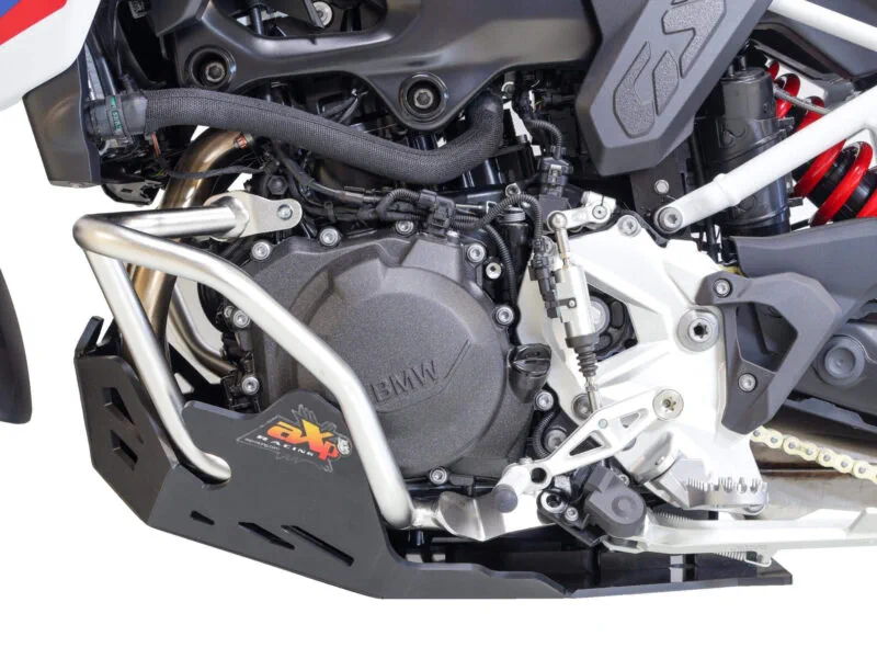 AXP Adventure Skid Plate HDPE 8mm Black BMW F900GS (BMW/SW M. crash bars) 24- - AXP Racing - Hasplåtar
