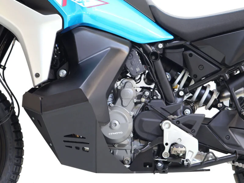 AXP Adventure Skid Plate HDPE 8mm Black CFMOTO 800MT-X 25 - AXP Racing - Hasplåtar