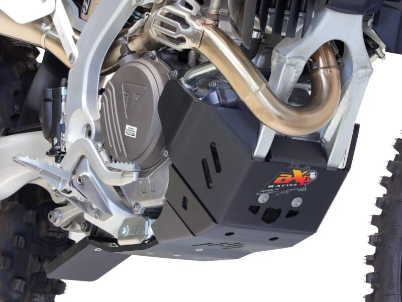 AXP Xtrem HDPE Skid Plate Black Triumph TF450-RC/TF450-E 25- - AXP Racing - Hasplåtar