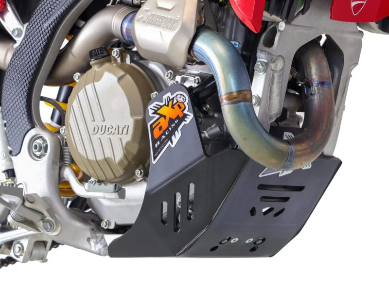 AXP Skid Plate PHD 6mm Black Ducati DESMO 450MX 25- - AXP Racing - Hasplåtar