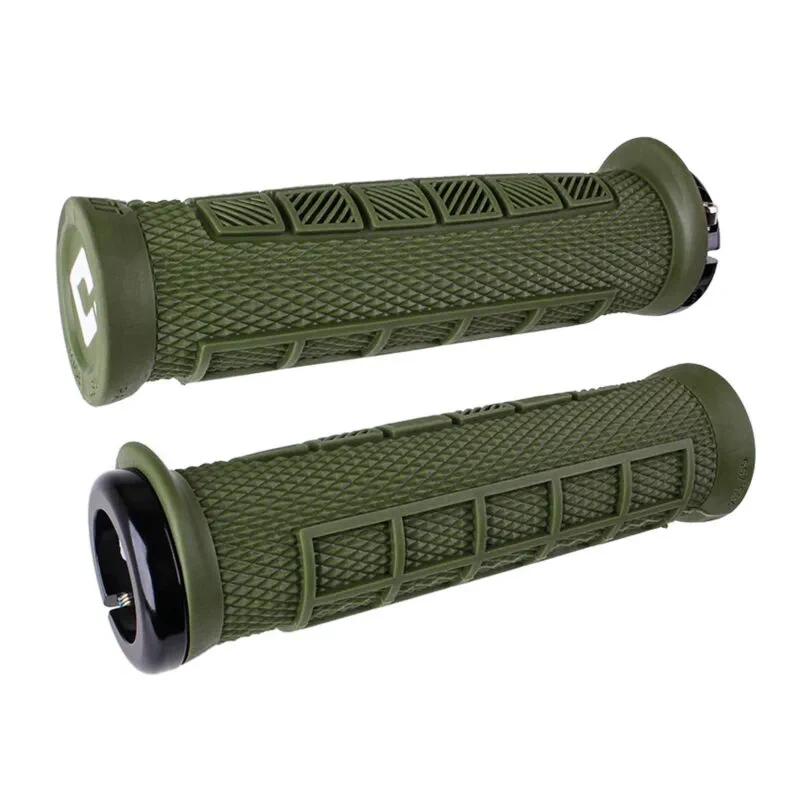 D33EPAG-B ODI Elite PRO V2.1 E-MTB Lock-On Grip 130mm Army Green/Black - Handtag