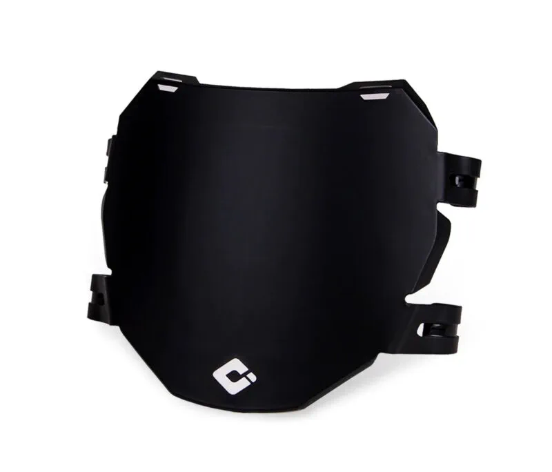 D70DP-B ODI DH E-MTB Number Plate for use with Triple-Crown Forks - Black - Handtag