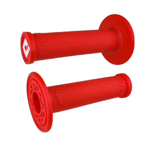 ODI Glue-On Grip No-Waffle MX Single-Ply (Ruffian) Red