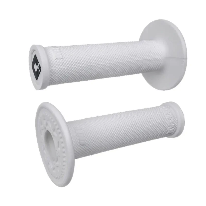 H00RFSW ODI Glue-On Grip No-Waffle MX Single-Ply (Ruffian) White (Pro Soft) - Handtag
