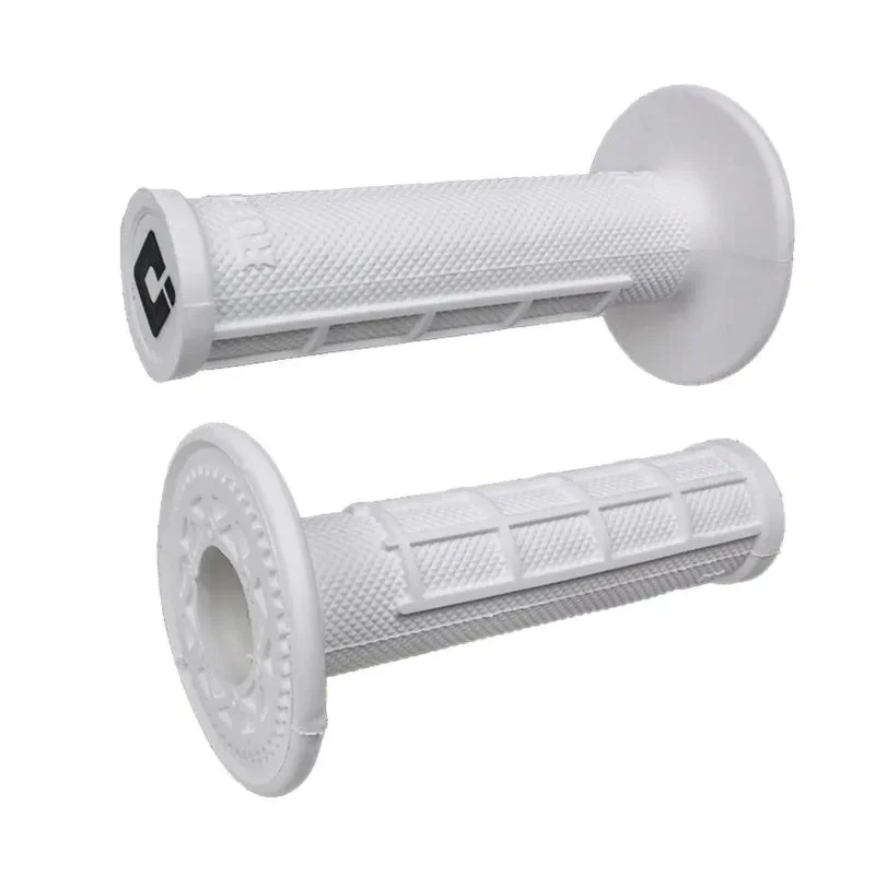 H01RFSW ODI Glue-On Grip Half-Waffle MX Single-Ply (Ruffian) White (Pro Soft) - Handtag