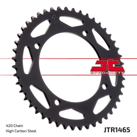 JT Bakdrev Aluminium 7075 T6 Svart JTA1465.47BLK