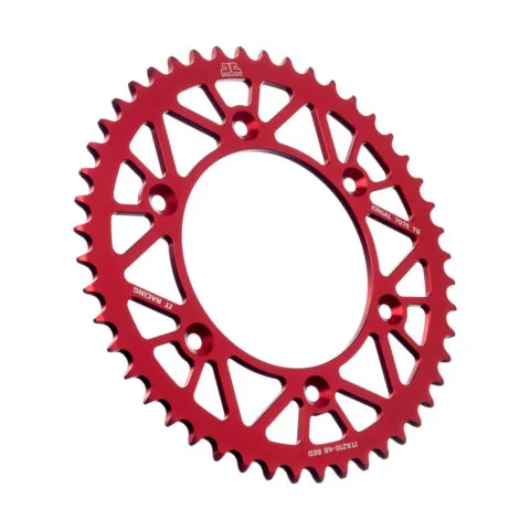 JT Bakdrev Aluminium 7075 T6 Röd JTA210.48RED