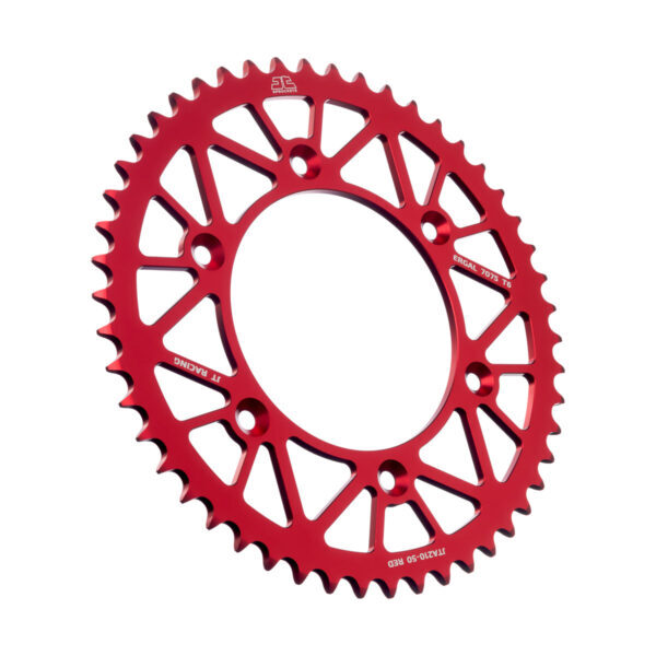 JT Bakdrev Aluminium 7075 T6 Röd JTA210.50RED
