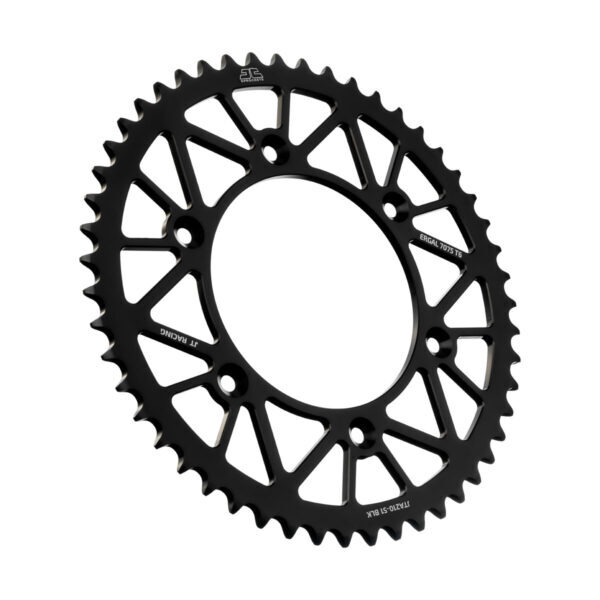 JT Bakdrev Aluminium 7075 T6 Svart JTA210.51BLK