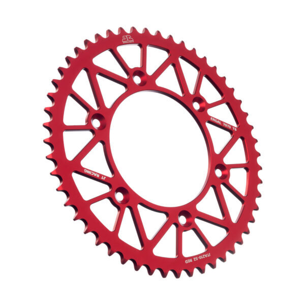 JT Bakdrev Aluminium 7075 T6 Röd JTA210.52RED