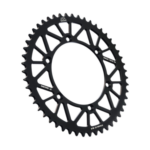 JT Bakdrev Aluminium 7075 T6 Svart JTA460.51BLK