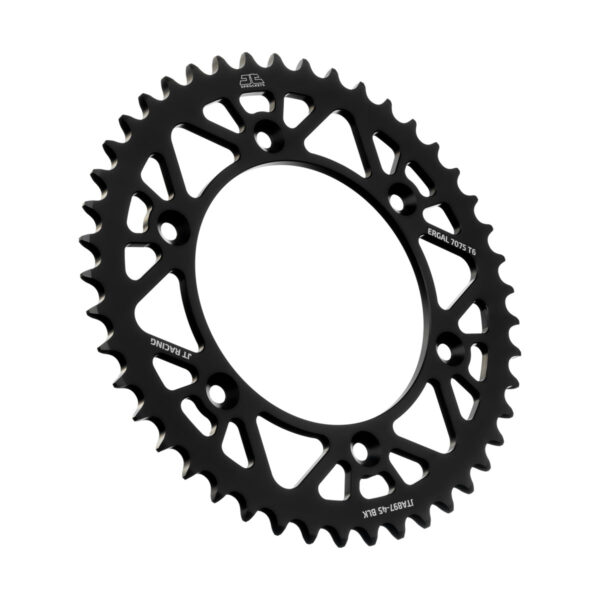 JT Bakdrev Aluminium 7075 T6 Svart JTA897.45BLK