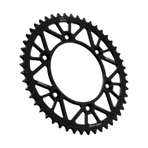 JT Bakdrev Aluminium 7075 T6 Svart JTA897.49BLK