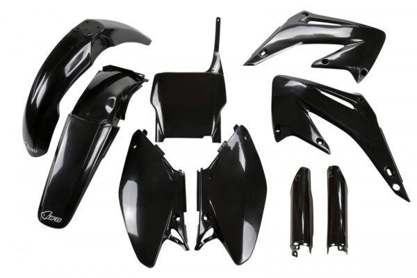 UFO Plastkit 6-delar Svart 001 Honda CR125/250 05-07