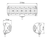 Kinwons Led Ramp 10-30V 144W Flood - Lampor & linser