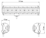 Kinwons Led Ramp 10-30V 192W Flood - Lampor & linser