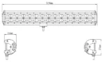 Kinwons Led Ramp 10-30V 336W Flood - Lampor & linser