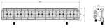 Kinwons Led Ramp 10-30V 126W Combo - Lampor & linser