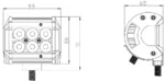 Kinwons Led Ramp 10-30V 18W Combo - Lampor & linser