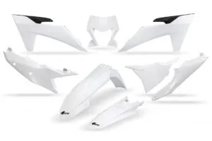 UFO Plastic kit 6-parts KTM EXC EXCF 2024-.. 125-500 White